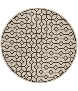 Safavieh Linden  Natural / Brown LND127 6 ft. 7 in. X 6 ft. 7 in. Round Rug