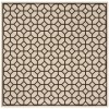 Safavieh Linden  Natural / Brown LND127 6 ft. 7 in. X 6 ft. 7 in. Square Rug