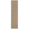 Safavieh Linden  Beige / Cream LND127 2 ft. 2 in. X 8 ft. Runner Rug