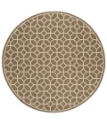 Safavieh Linden  Beige / Cream LND127 6 ft. 7 in. X 6 ft. 7 in. Round Rug