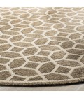 Safavieh Linden  Beige / Cream LND127 6 ft. 7 in. X 6 ft. 7 in. Round Rug