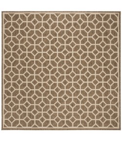Safavieh Linden  Beige / Cream LND127 6 ft. 7 in. X 6 ft. 7 in. Square Rug