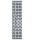 Safavieh Linden  Blue / Creme LND127 2 ft. 2 in. X 8 ft. Runner Rug