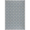 Safavieh Linden  Blue / Creme LND127 5 ft. 3 in. X 7 ft. 6 in. Rectangle Rug