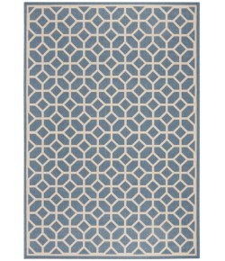 Safavieh Linden  Blue / Creme LND127 4 ft. X 6 ft. Rectangle Rug