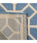 Safavieh Linden  Blue / Creme LND127 2 ft. 2 in. X 8 ft. Runner Rug