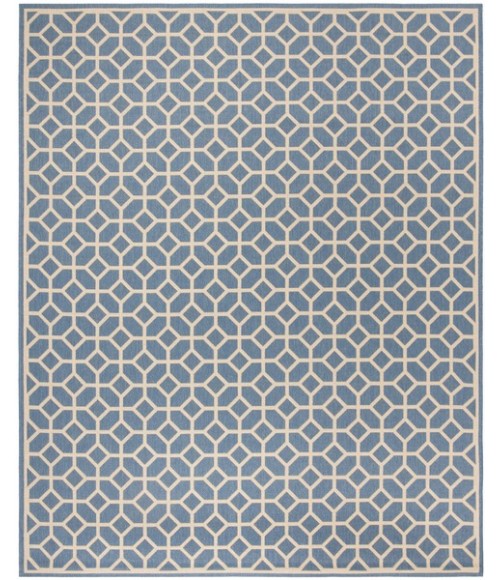 Safavieh Linden  Blue / Creme LND127 9 ft. X 12 ft. Rectangle Rug