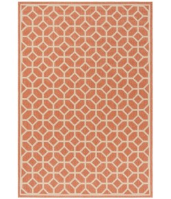 Safavieh Linden  Rust / Creme LND127 5 ft. 3 in. X 7 ft. 6 in. Rectangle Rug