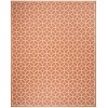 Safavieh Linden  Rust / Creme LND127 9 ft. X 12 ft. Rectangle Rug