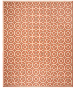 Safavieh Linden  Rust / Creme LND127 8 ft. X 10 ft. Rectangle Rug
