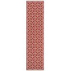 Safavieh Linden  Red / Creme LND127 2 ft. 2 in. X 8 ft. Runner Rug