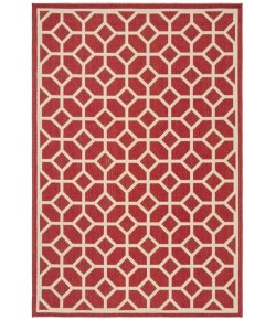 Safavieh Linden  Red / Creme LND127 4 ft. X 6 ft. Rectangle Rug