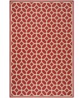 Safavieh Linden  Red / Creme LND127 5 ft. 3 in. X 7 ft. 6 in. Rectangle Rug