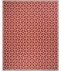 Safavieh Linden  Red / Creme LND127 9 ft. X 12 ft. Rectangle Rug