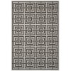 Safavieh Linden  Light Grey / Charcoal LND128 5 ft. 3 in. X 7 ft. 6 in. Rectangle Rug