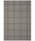 Safavieh Linden  Light Grey / Charcoal LND128 5 ft. 3 in. X 7 ft. 6 in. Rectangle Rug