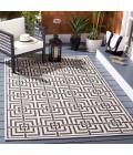 Safavieh Linden  Light Grey / Charcoal LND128 5 ft. 3 in. X 7 ft. 6 in. Rectangle Rug