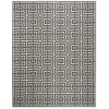 Safavieh Linden  Light Grey / Charcoal LND128 8 ft. X 10 ft. Rectangle Rug