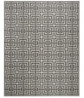 Safavieh Linden  Light Grey / Charcoal LND128 8 ft. X 10 ft. Rectangle Rug