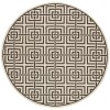 Safavieh Linden  Natural / Brown LND128 6 ft. 7 in. X 6 ft. 7 in. Round Rug