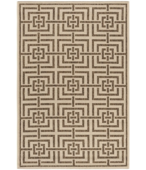 Safavieh Linden  Cream / Beige LND128 5 ft. 3 in. X 7 ft. 6 in. Rectangle Rug