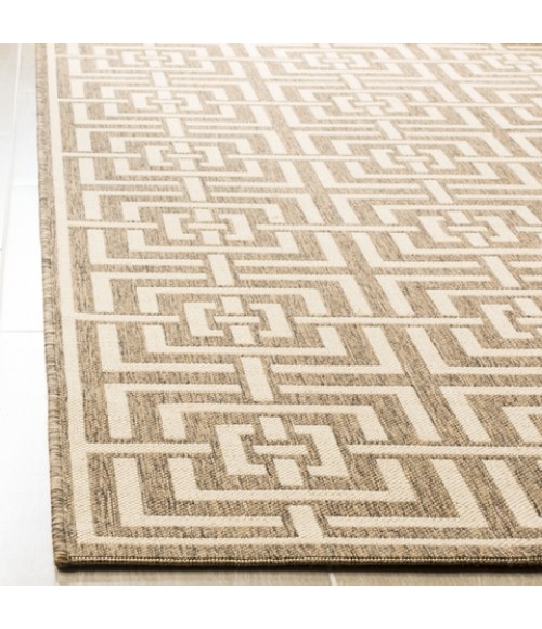 Safavieh Linden  Beige / Cream LND128 5 ft. 3 in. X 7 ft. 6 in. Rectangle Rug