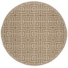 Safavieh Linden  Beige / Cream LND128 6 ft. 7 in. X 6 ft. 7 in. Round Rug