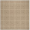 Safavieh Linden  Beige / Cream LND128 6 ft. 7 in. X 6 ft. 7 in. Square Rug