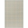 Safavieh Linden  Aqua / Cream LND128 5 ft. 3 in. X 7 ft. 6 in. Rectangle Rug