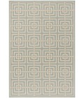 Safavieh Linden  Aqua / Cream LND128 5 ft. 3 in. X 7 ft. 6 in. Rectangle Rug