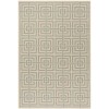 Safavieh Linden  Cream / Aqua LND128 5 ft. 3 in. X 7 ft. 6 in. Rectangle Rug