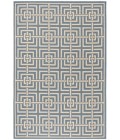 Safavieh Linden  Blue / Creme LND128 5 ft. 3 in. X 7 ft. 6 in. Rectangle Rug