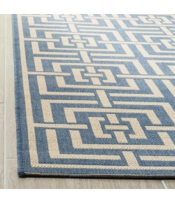 Safavieh Linden  Blue / Creme LND128 5 ft. 3 in. X 7 ft. 6 in. Rectangle Rug