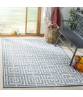 Safavieh Linden  Blue / Creme LND128 5 ft. 3 in. X 7 ft. 6 in. Rectangle Rug