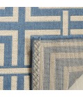 Safavieh Linden  Blue / Creme LND128 5 ft. 3 in. X 7 ft. 6 in. Rectangle Rug