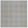 Safavieh Linden  Blue / Creme LND128 6 ft. 7 in. X 6 ft. 7 in. Square Rug
