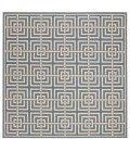 Safavieh Linden  Blue / Creme LND128 6 ft. 7 in. X 6 ft. 7 in. Square Rug