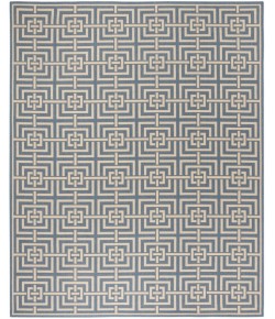 Safavieh Linden  Blue / Creme LND128 9 ft. X 12 ft. Rectangle Rug