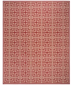 Safavieh Linden  Red / Creme LND128 8 ft. X 10 ft. Rectangle Rug