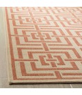 Safavieh Linden  Cream / Rust LND128 5 ft. 3 in. X 7 ft. 6 in. Rectangle Rug