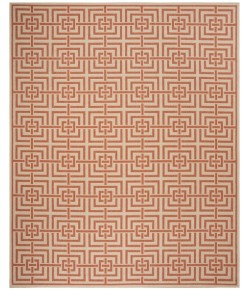Safavieh Linden  Cream / Rust LND128 9 ft. X 12 ft. Rectangle Rug