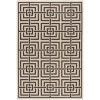 Safavieh Linden  Creme / Brown LND128 5 ft. 3 in. X 7 ft. 6 in. Rectangle Rug