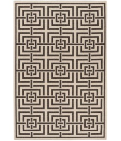 Safavieh Linden  Creme / Brown LND128 5 ft. 3 in. X 7 ft. 6 in. Rectangle Rug