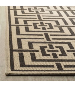 Safavieh Linden  Creme / Brown LND128 2 ft. 2 in. X 8 ft. Runner Rug