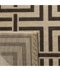 Safavieh Linden  Creme / Brown LND128 5 ft. 3 in. X 7 ft. 6 in. Rectangle Rug
