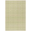 Safavieh Linden  Cream / Olive LND128 5 ft. 3 in. X 7 ft. 6 in. Rectangle Rug