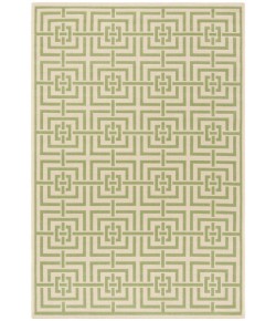 Safavieh Linden  Cream / Olive LND128 5 ft. 3 in. X 7 ft. 6 in. Rectangle Rug