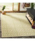 Safavieh Linden  Cream / Olive LND128 5 ft. 3 in. X 7 ft. 6 in. Rectangle Rug