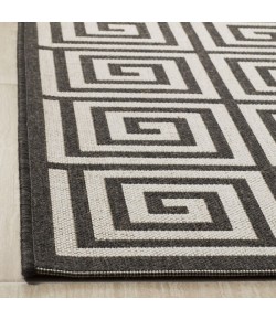 Safavieh Linden  Light Grey / Charcoal LND129 3 ft. X 5 ft. Rectangle Rug
