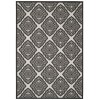 Safavieh Linden  Light Grey / Charcoal LND132 4 ft. X 6 ft. Rectangle Rug